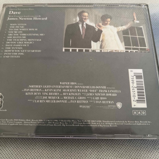【中古】Dave/デーヴ-US盤サントラ CD エンタメ/ホビーのCD(映画音楽)の商品写真