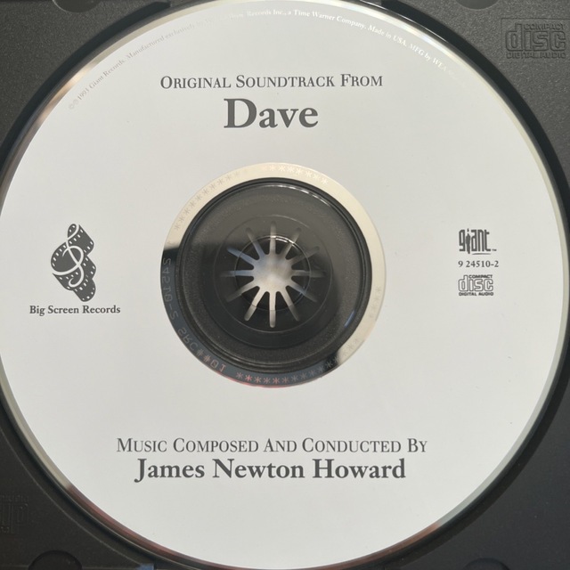 【中古】Dave/デーヴ-US盤サントラ CD エンタメ/ホビーのCD(映画音楽)の商品写真