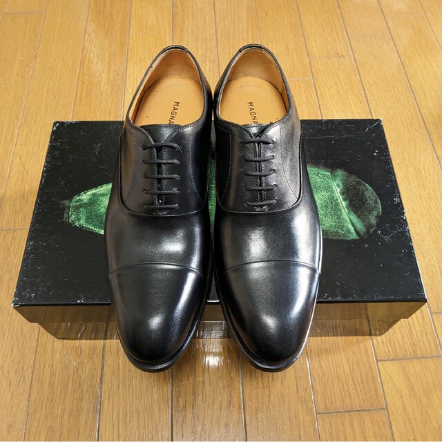 MAGNANNI - MAGNANNI ストレートチップ 6 ブラック マグナーニ 38 黒