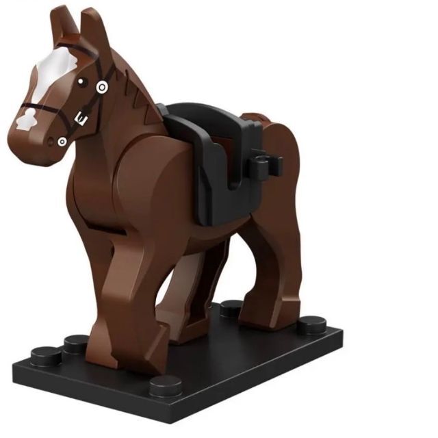 LEGOレゴ互換ヨーロッパ中世騎馬戦馬騎士団ミニフィグ５体セットC エンタメ/ホビーのフィギュア(ミリタリー)の商品写真