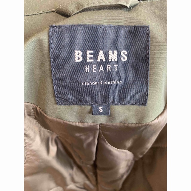 BEAMS(ビームス)のBEAMS HEART ロングコート　カーキ メンズのジャケット/アウター(トレンチコート)の商品写真