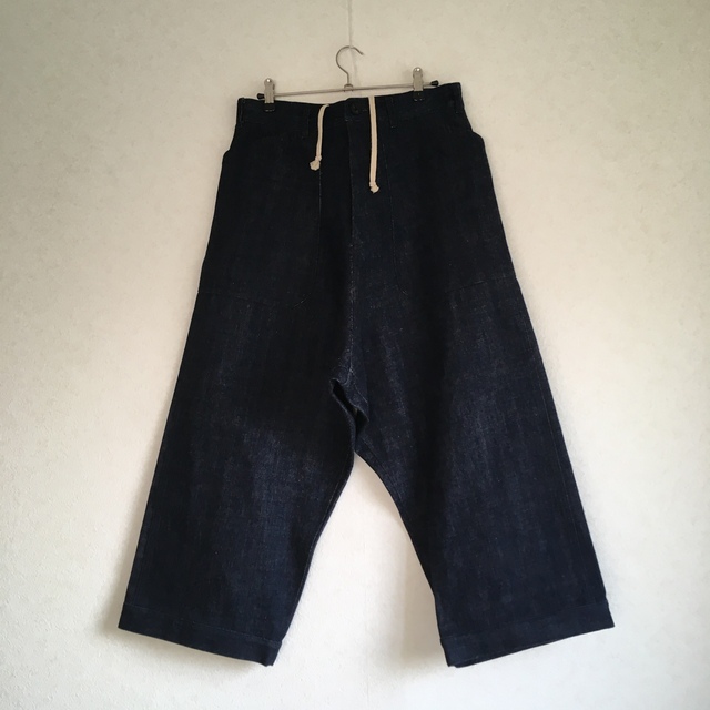O PROJECT デニム ワイド DENIM TROUSERS INDIGO 専門ショップ www