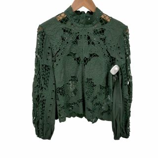 ザラ(ZARA)のZARA(ザラ) BLOUSE WITH CUTWORK EMBROIDERY(シャツ/ブラウス(長袖/七分))