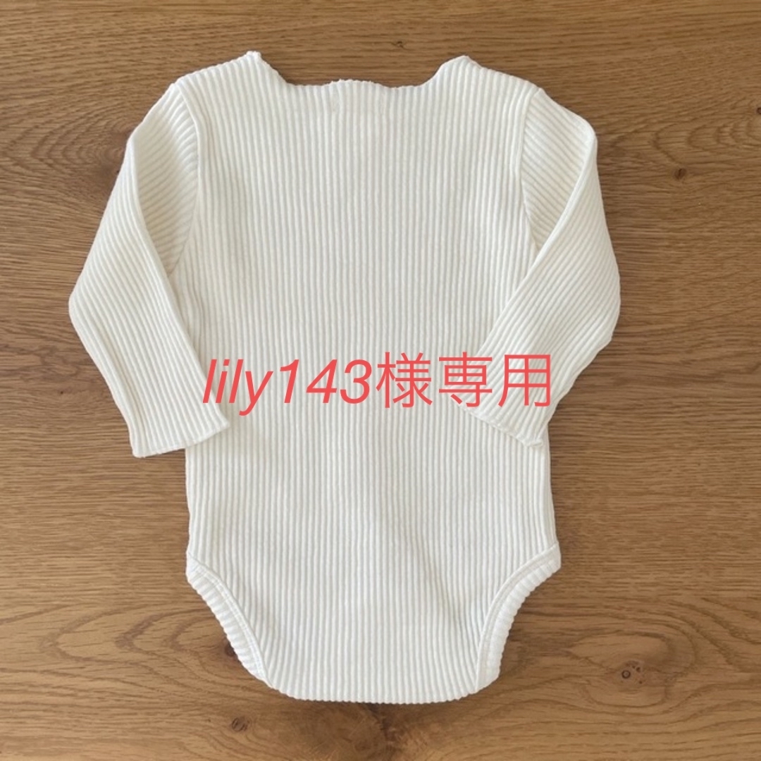 ZARA KIDS(ザラキッズ)のmonbebe ロンパースSサイズ　2枚セット キッズ/ベビー/マタニティのベビー服(~85cm)(ロンパース)の商品写真