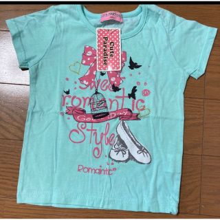 新品　Tシャツ　カットソー　半袖　リボン　100サイズ(Tシャツ/カットソー)