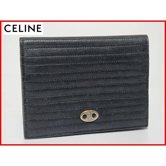 CELINE セリーヌ 二つ折り 財布 がま口 ウォレット K4