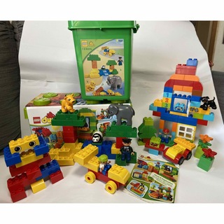レゴ(Lego)のLEGOデュプロ　みどりのバケツ＋みどりのコンテナデラックス　セット(積み木/ブロック)