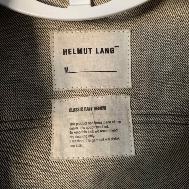 HELMUT LANG(ヘルムートラング)のHELMUT LANG グレーデニムジャケット メンズのジャケット/アウター(Gジャン/デニムジャケット)の商品写真