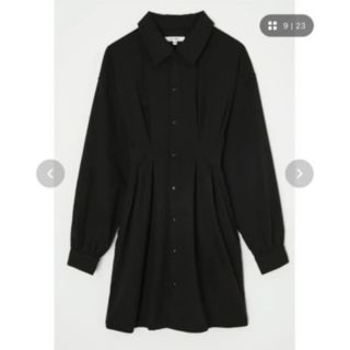 マウジー(moussy)のmoussy ワンピース　VOLUME SLEEVE SHIRTS DRESS(ミニワンピース)