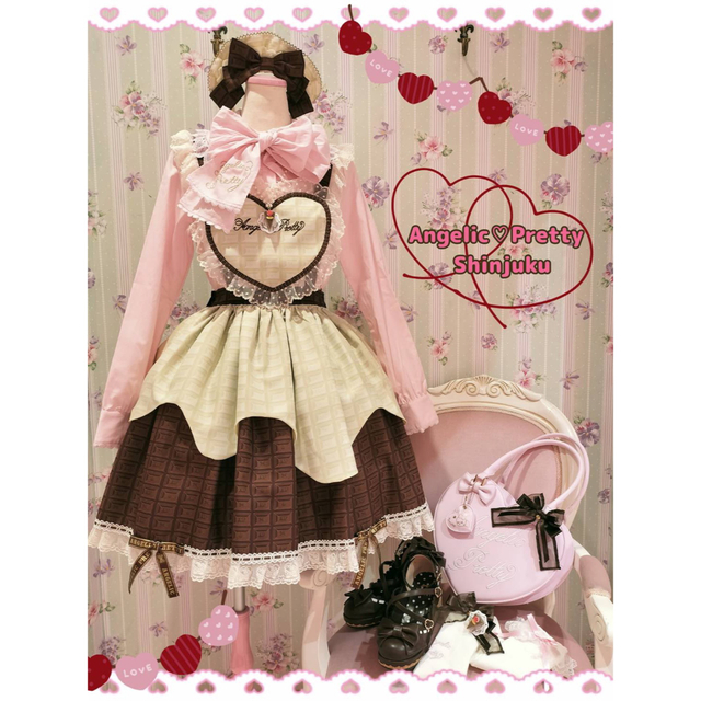 AngelicPretty DreamyショコラティエスカートSet 4