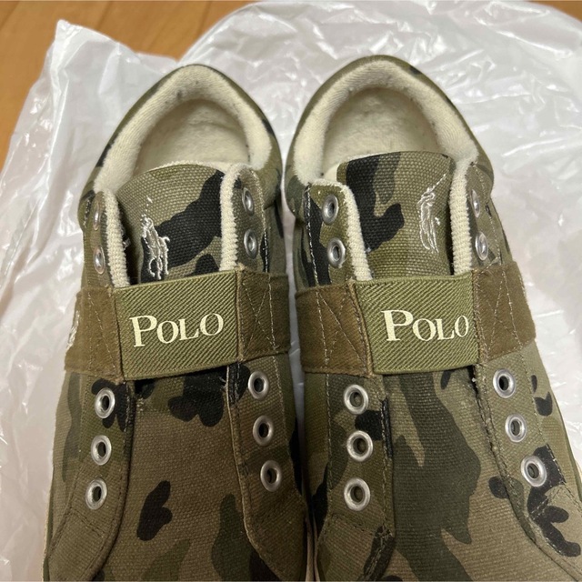 POLO RALPH LAUREN(ポロラルフローレン)のポロ　ラルフローレン　迷彩　スニーカー メンズの靴/シューズ(スニーカー)の商品写真