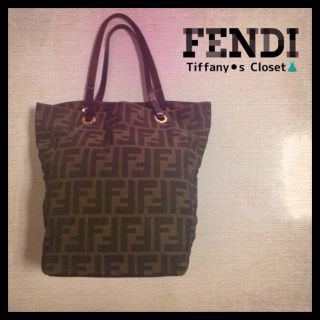 フェンディ(FENDI)の美品★FENDIミニキャンバス(トートバッグ)