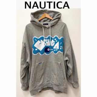 ノーティカ(NAUTICA)のNAUTICA × stacksプルオーバーパーカー　JOTA刺繍　ユルダボXL(パーカー)