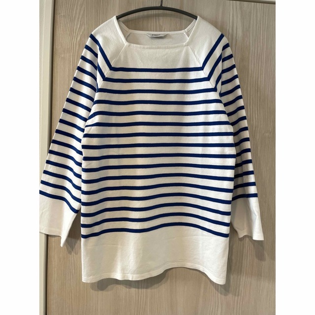 PHEENY(フィーニー)のpheeny＊RAGLAN SLEEVE BASQUE SHIRT(BLUE) レディースのトップス(カットソー(長袖/七分))の商品写真