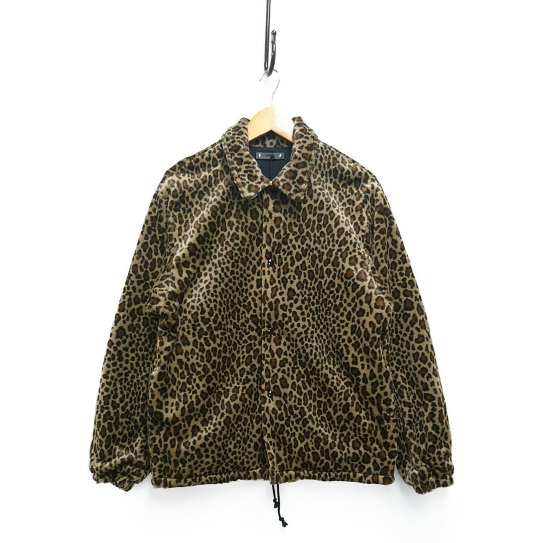 MINEDENIM マインデニム Leopard Fur Coach JKT レオパード ファー コーチジャケット ブルゾン レオパード柄 サイズ2 正規品 / 30458