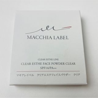 マキアレイベル(Macchia Label)のマキアレイベル　クリアエステフェイスパウダー　つめかえ用（レフィル）クリア(フェイスパウダー)