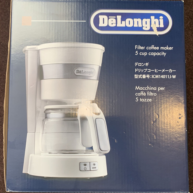 DeLonghi(デロンギ)のデロンギコーヒーメーカー スマホ/家電/カメラの調理家電(コーヒーメーカー)の商品写真