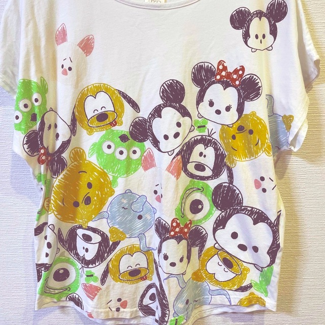 Disney(ディズニー)のディズニー ツムツム Tシャツ 訳あり レディースのトップス(Tシャツ(半袖/袖なし))の商品写真