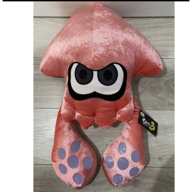 スプラトゥーン　ぬいぐるみ　ピンク　新品未使用 エンタメ/ホビーのフィギュア(ゲームキャラクター)の商品写真