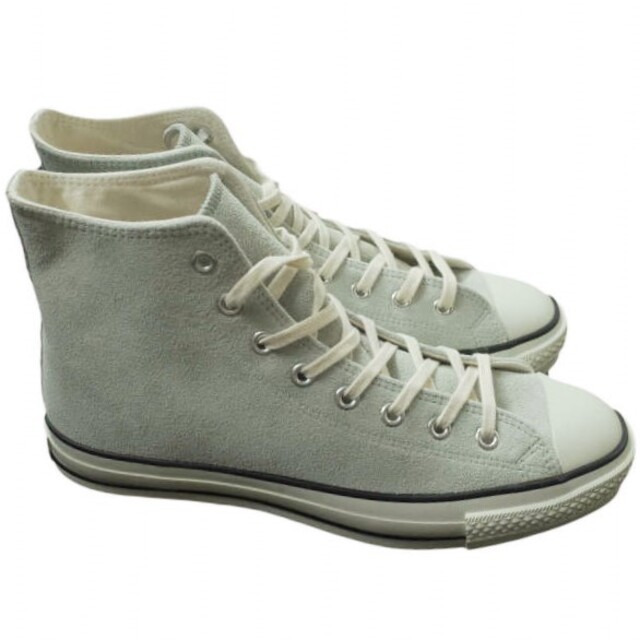 CONVERSE(コンバース)のCONVERSE コンバース 日本製 SUEDE ALL STAR J HI スエードオールスタージャパンハイ US9.5(28cm) GRAY MADE IN JAPAN スニーカー シューズ【新古品】【中古】【CONVERSE】 メンズの靴/シューズ(スニーカー)の商品写真