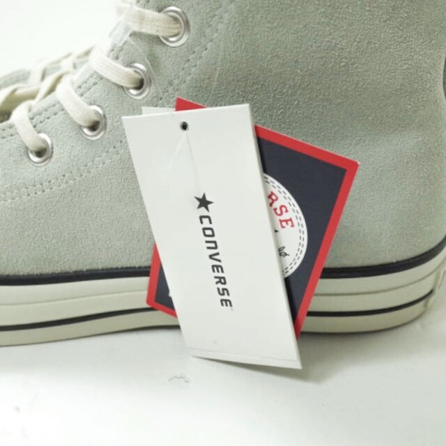 CONVERSE(コンバース)のCONVERSE コンバース 日本製 SUEDE ALL STAR J HI スエードオールスタージャパンハイ US9.5(28cm) GRAY MADE IN JAPAN スニーカー シューズ【新古品】【中古】【CONVERSE】 メンズの靴/シューズ(スニーカー)の商品写真