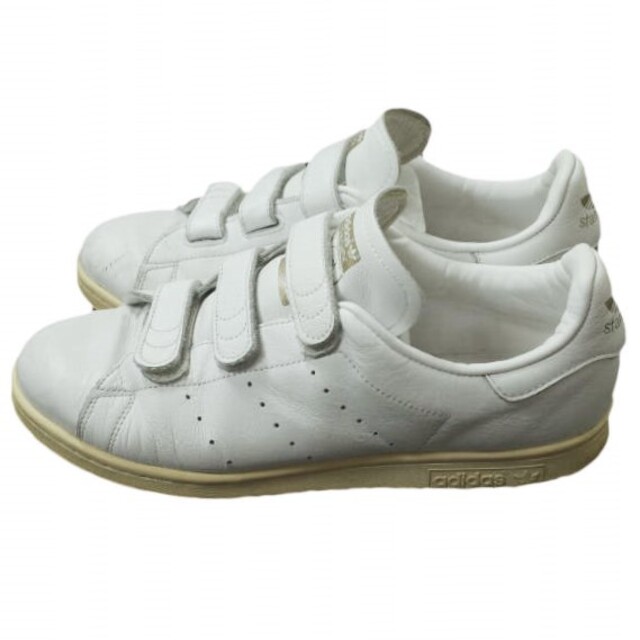 adidas(アディダス)のadidas アディダス Stan Smith CF TF スタンスミス コンフォート ベルクロ AQ5358 US9.5(27.5cm) WHITE/GOLD スニーカー シューズ【中古】【adidas】 メンズの靴/シューズ(スニーカー)の商品写真