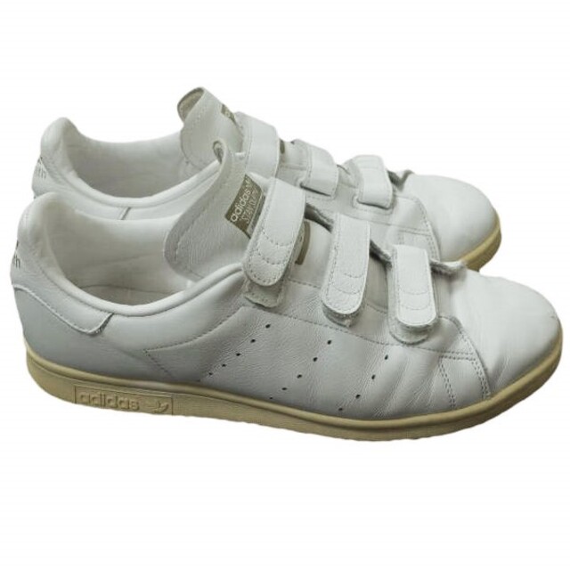 adidas(アディダス)のadidas アディダス Stan Smith CF TF スタンスミス コンフォート ベルクロ AQ5358 US9.5(27.5cm) WHITE/GOLD スニーカー シューズ【中古】【adidas】 メンズの靴/シューズ(スニーカー)の商品写真