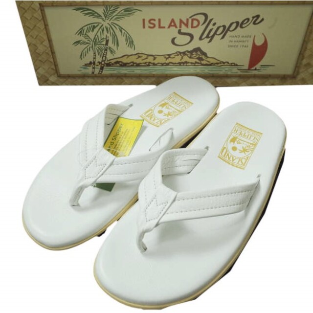 ISLAND SLIPPER アイランドスリッパ PT202 レザートングサンダル US8