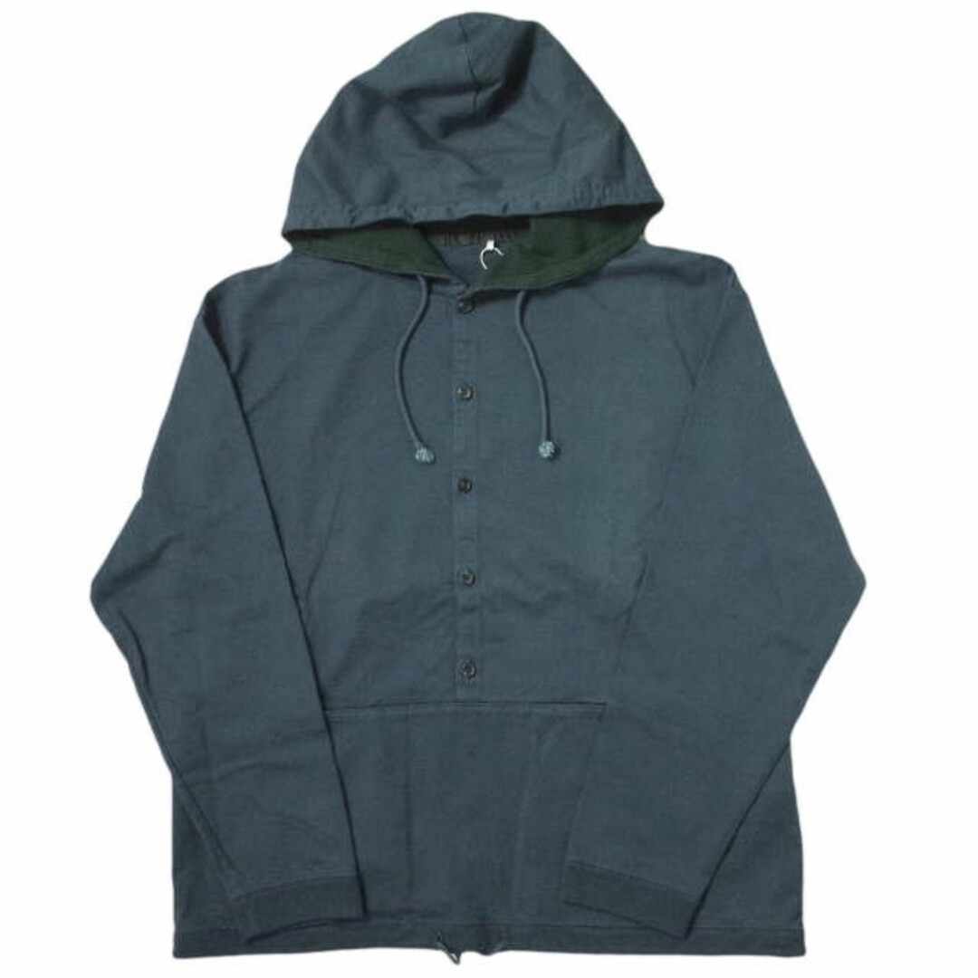 crepuscule クレプスキュール 日本製 BUTTON P/O HOODIE ボタンプルオーバーパーカー 2003-012 1 GREEN オーバーサイズ トップス【新古品】【crepuscule】