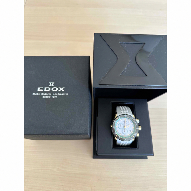 EDOX - エドックス EDOX クロノオフショア1 ホワイト 限定モデルの通販