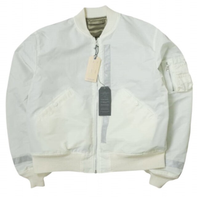 UNUSED x BUZZ RICKSON'S アンユーズド バズリクソンズ 19AW 別注 日本製 L-2B JACKET ナイロンフライトジャケット US1640 3 WHITE ブルゾン 東洋エンタープライズ アウター【新古品】【UNUSED × BUZZ RICKSON'S】