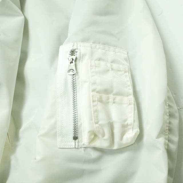 UNUSED x BUZZ RICKSON'S アンユーズド バズリクソンズ 19AW 別注 日本製 L-2B JACKET ナイロンフライトジャケット US1640 3 WHITE ブルゾン 東洋エンタープライズ アウター【新古品】【UNUSED × BUZZ RICKSON'S】