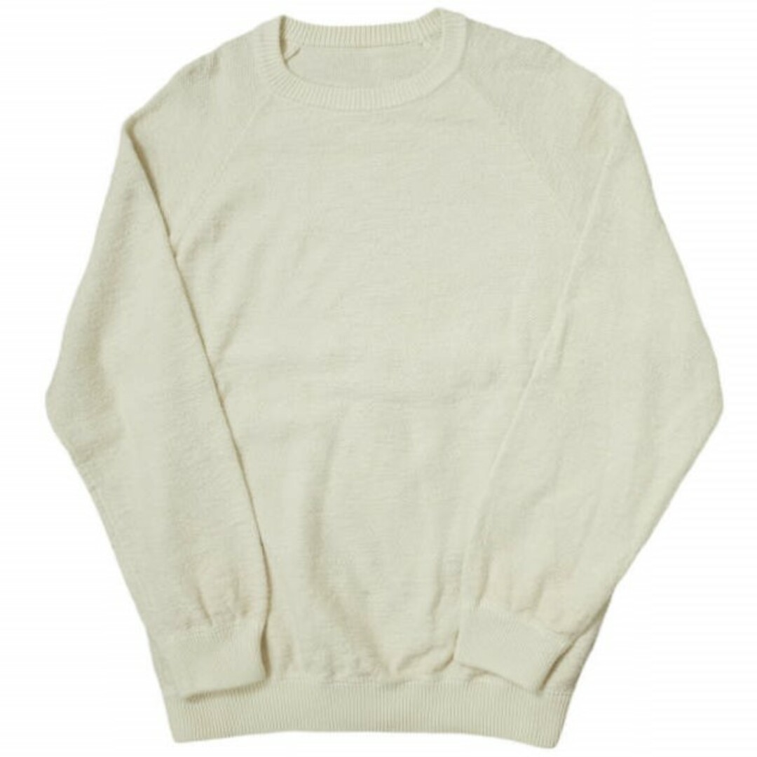 crepuscule クレプスキュール 日本製 GARMENT DYE L/S ガーメントダイ 鹿の子クルーネックニット 2101-003 1 NATURAL セーター スウェット プルオーバー トップス【crepuscule】