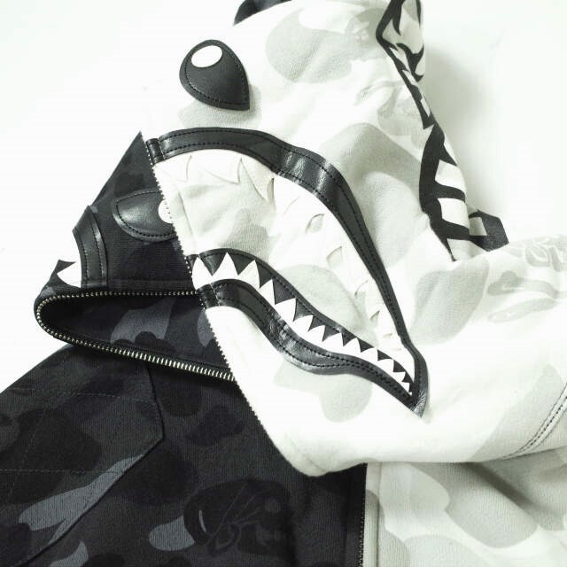 NHBP . CAMO SHARK ZIP HOODED