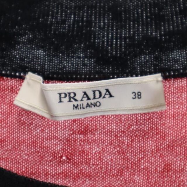 PRADA - プラダ イタリア製 ウール シルクブレンド 半袖 デザイン