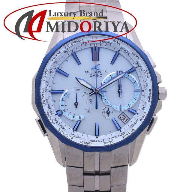 大人気の CASIO カシオ - CASIO オシアナス 38888【中古】【腕時計