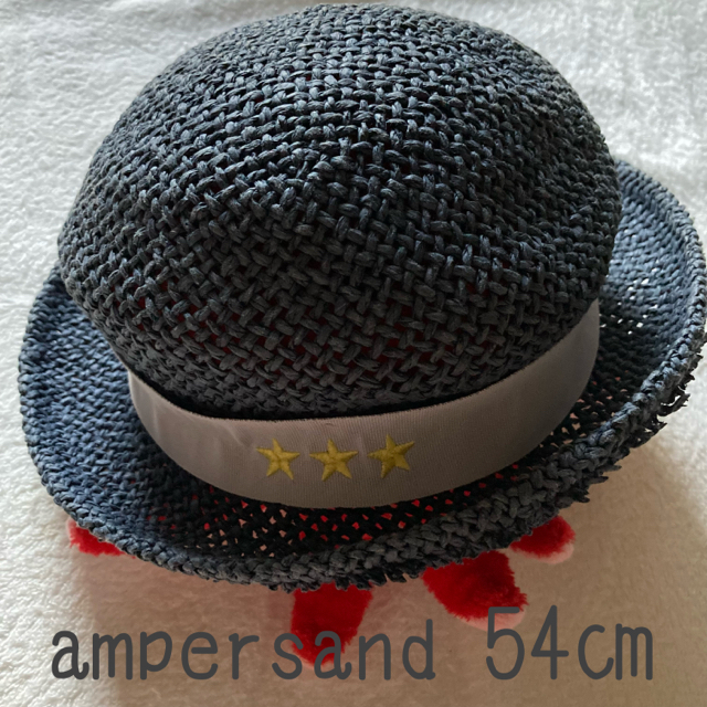 ampersand(アンパサンド)のアンパサンド　54㎝　ストローハット キッズ/ベビー/マタニティのこども用ファッション小物(帽子)の商品写真