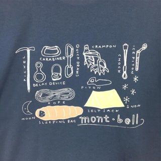 モンベル(mont bell)のMENs M  モンベル WIC.T 山の道具 Tシャツ MONTBELL 1114249 ネイビー系(その他)