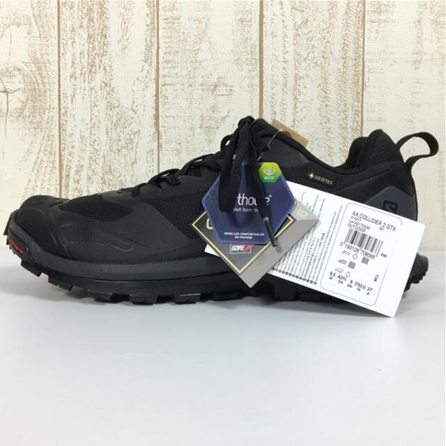 SALOMON(サロモン)のMENs 27.0cm  サロモン XA コライダー 2 ゴアテックス XA COLLIDER II GORE-TEX トレイルランニングシューズ SALOMON L41431700 Black ／ Black ／Ebony ブラック系 メンズのメンズ その他(その他)の商品写真