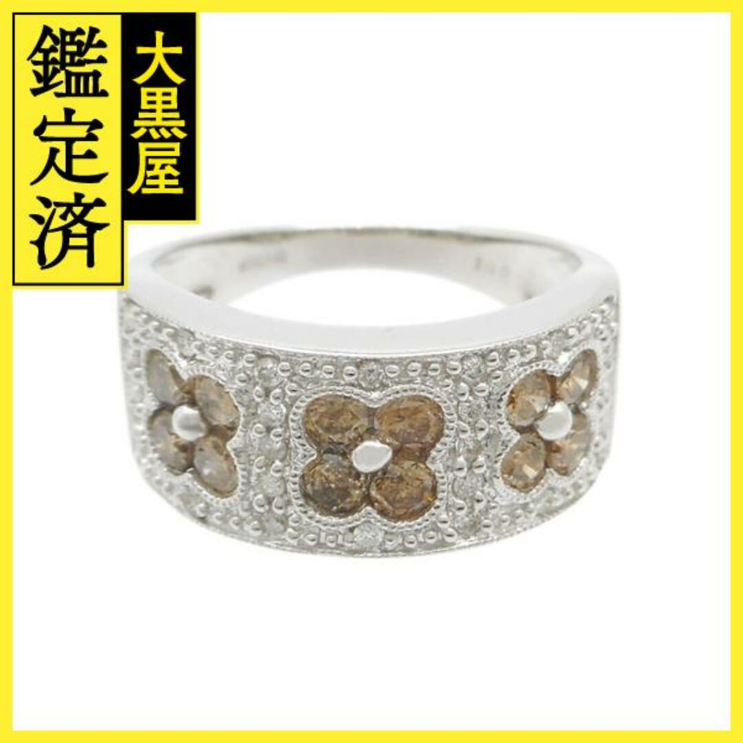 ジュエリー　ダイヤリング　K18　ホワイトゴールド　【200】100ct日本サイズ