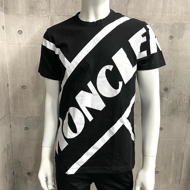 MONCLER - MONCLER モンクレール 半袖Tシャツ ビッグロゴ クルー MONCLER - MONCLER モンクレール 半袖Tシャツ ビッグロゴ クルー