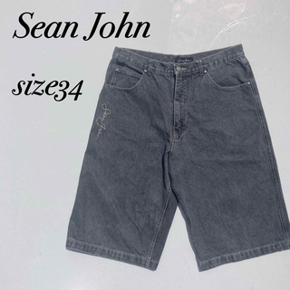 ショーンジョン(Sean John)のsean john ショーンジョン バギーデニム　ハーフパンツ ショートパンツ(ショートパンツ)