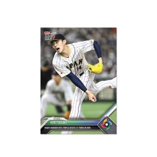 2023 topps now 侍ジャパン　WBC 佐々木朗希　限定カード　トレカ(シングルカード)