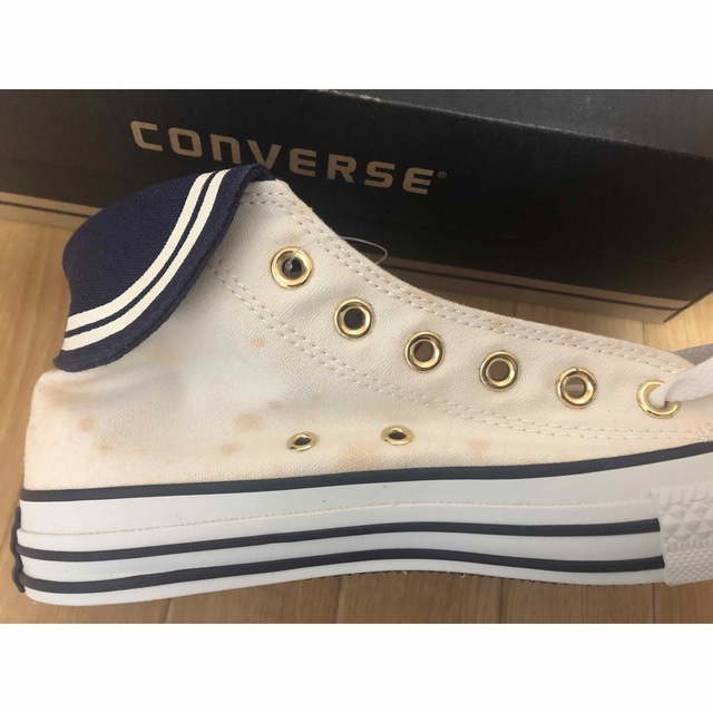 ALL STAR（CONVERSE）(オールスター)のconverse スニーカー　ホワイト　24.5cm レディースの靴/シューズ(スニーカー)の商品写真