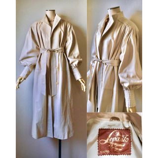 フミカウチダ(FUMIKA_UCHIDA)の70s MADE IN ITALY Vintage Leather Coat(ロングコート)