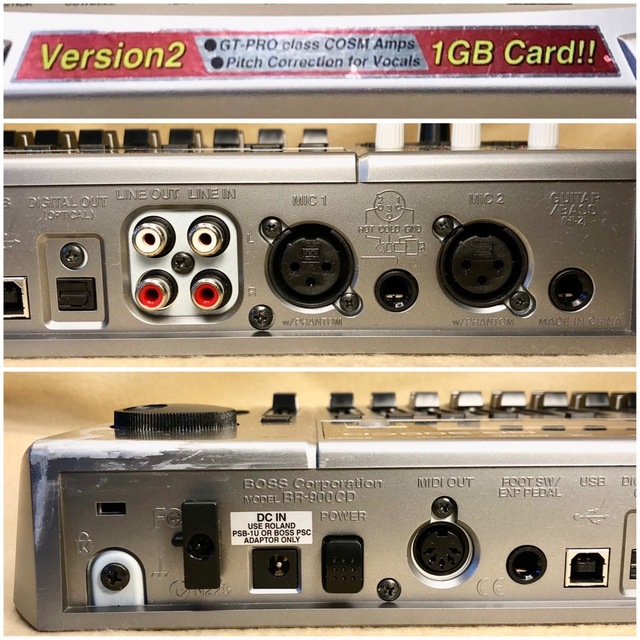 BOSS(ボス)のちょちゅけ様専用 1844.BOSS BR-900CD Ver2 1GB/MTR 楽器のレコーディング/PA機器(MTR)の商品写真