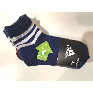 アディダス(adidas)のadidas 靴下 キッズ 21〜23cm 3足組 (靴下/タイツ)