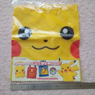 ポケモン(ポケモン)のポケモン　ピカチュウ　エコバッグ　レア物　size　35×30(エコバッグ)