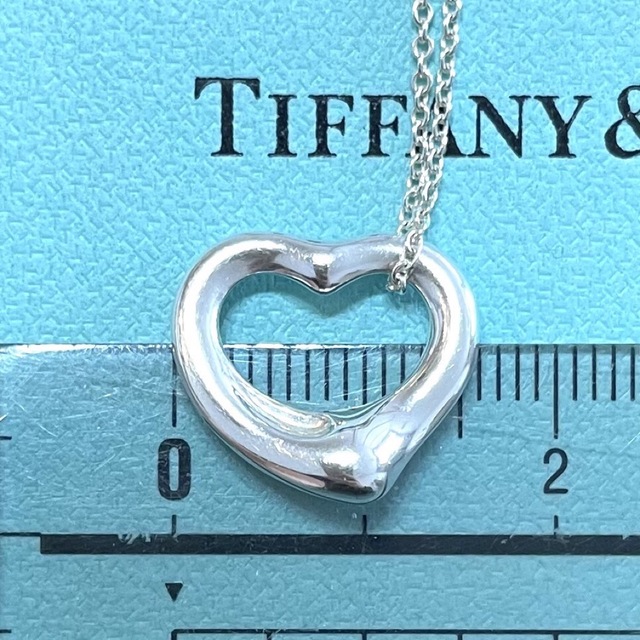 Tiffany & Co. - ティファニー オープンハート ペンダント ネックレス