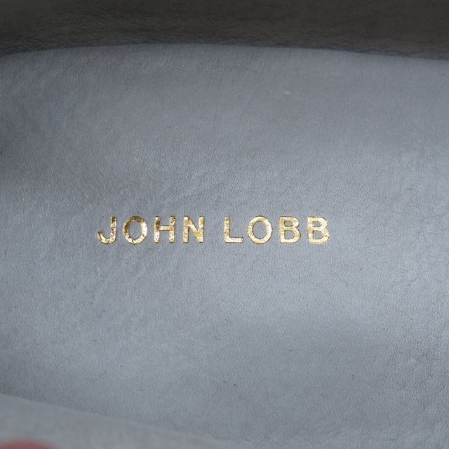 JOHN LOBB(ジョンロブ)のJOHN LOBB Gray Suede Belgian Shoes メンズの靴/シューズ(スリッポン/モカシン)の商品写真